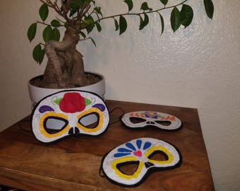 Felt Day of the Dead Mask
