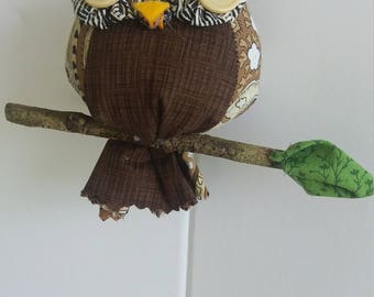 Stuffed Owl Ornament