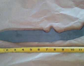 1075 carbon steel 12 in survival knife blank
