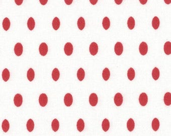 Half Moon Modern Spots in Ruby 32355-15 by Moda Fabrics