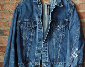 Vintage Distressed Levi's "Big E" Denim Jacket