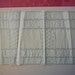Antique 3.5" embroidered ivory silk
