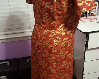 Classic 70s style in oriental print
