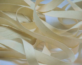 Ribbon by the yard cotton twill