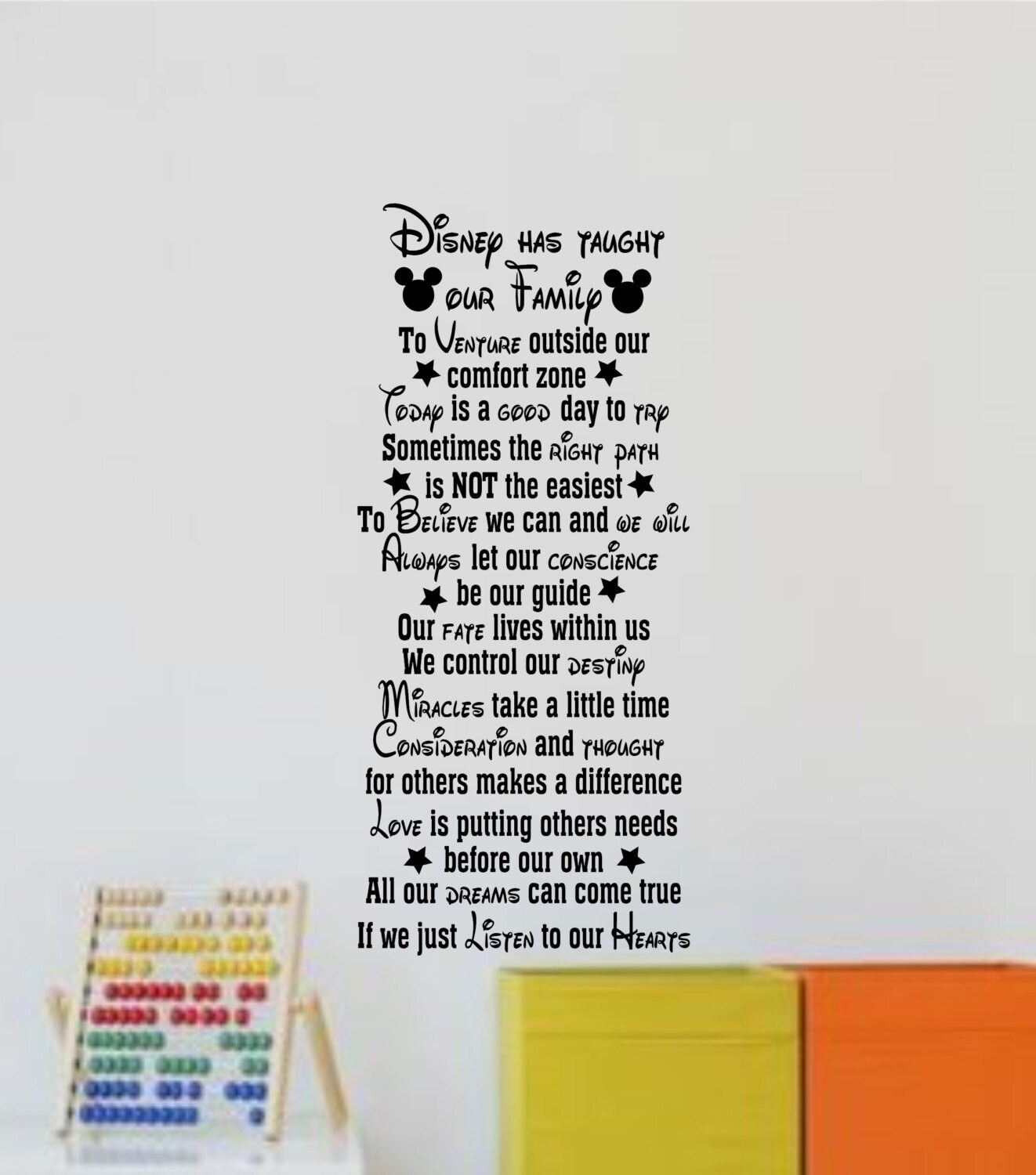 Disney has taughtWe Do DisneyWall Decal QuoteWall Decals