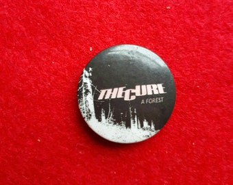 Rare Vintage The Cure Badge A Forest