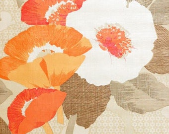 Original 1960s 1970s Bloomin Florida - Floral Vintage Wallpaper Retro Flowers