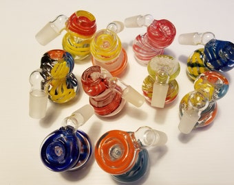 A GLASS Smoking colorful Adapter Bowl Standard Slider 14mm