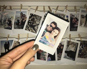 Instax polaroid prints. Custom instant photos. Turn your camera roll into polaroid prints.
