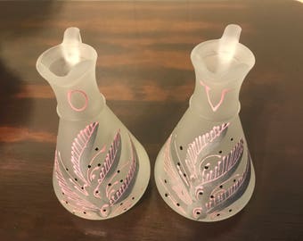 Vintage Hazel Atlas Oil & Vinegar Cruet Set