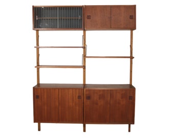 Mid Century Danish Teak Shelving Unit