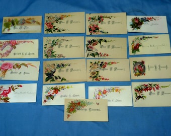 17 Vintage Victorian Business Calling Cards, CC5