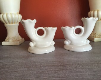 Vintage Abingdon candlestick holders