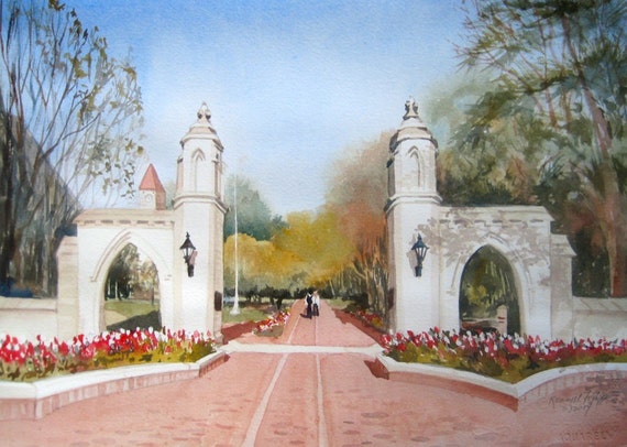 IU Sample Gates Limited Edition Hand Signed Giclee Print x of