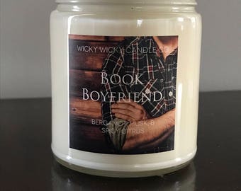 Book Boyfriend Soy Candle