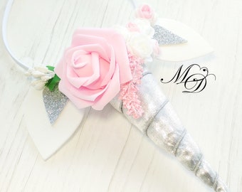 Unicorn headband | baby girl unicorn headband Unicorn first birthday outfit Newborn unicorn headband Unicorn outfit for girl Unicorn horn