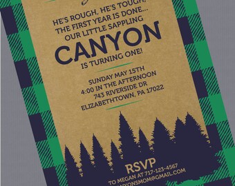 Little Lumberjack Invitations