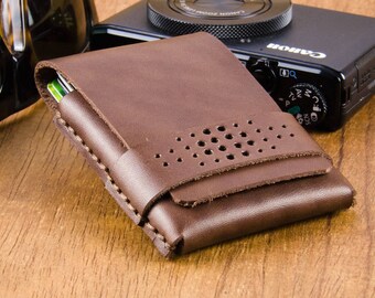 Mens Wallet - Thin Leather Wallet - Minimalist Wallet - Slim Wallet for Him - Mens Leather Wallet - Gift for Him - FREE SHIPPING