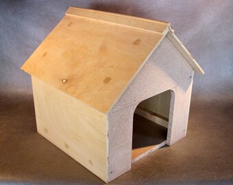 Dog house/Cat cottage kit - 17"H X 14"W X 14"D