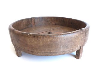 chakki table grain grinding table coffee table india furniture