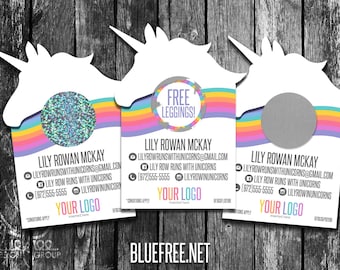 Unicorn Scratch Off Discount Cards! Free Leggings! - SC_72