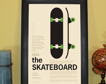 The Skateboard Print