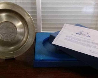 Cunard Princess Commemorative Metal Dish