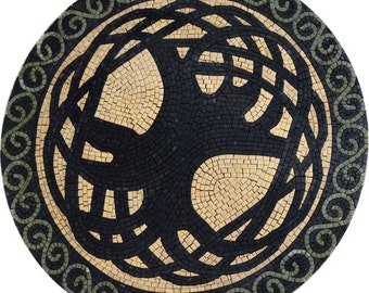 Mosaic Medallion - The Tree Of Knowledge