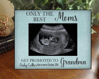 Personalized Any Message Frame Any Color Only Best Moms Get Promoted Picture Frame
