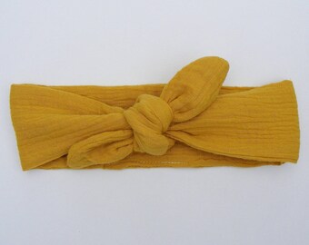 Headband / headband honey double cotton gauze