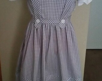 Dorothy Wizard of Oz Sepia Version Costume Women's Sizes 6-12