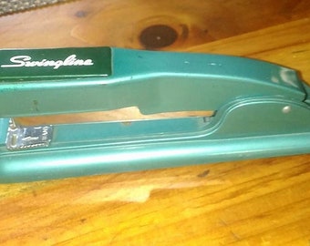 Vintage Swingline Stapler in Teal