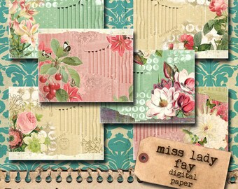 Miss Lady Fay - Digital Paper Pack