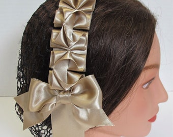 Civil War Hairnet - High Quality Satin Ribbon - Affordable Elegance, Choose Your Net