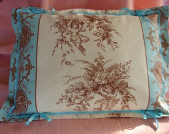 CUSHION IN SHABBY STYLE, ROMANTIC AND BAROQUE *.