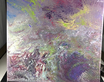 Purple Mix Canvas Painting