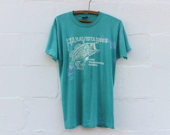 LRG | Men's Vintage Souvenir Florida T Shirt Panavista Lodge Lake Panasoffkee
