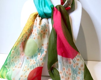 Original Artwork Chiffon Scarf - Limited Edition