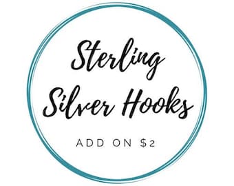 Sterling Silver Hooks - ADD ON