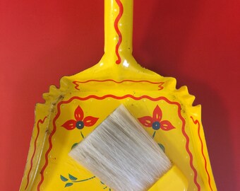 Vintage Sweeper and Dust Pan, Silent Butler, Crumber, Hand Held Sweeper and Crumb Catcher