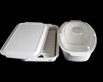 Rubbermaid Microwave Cookware Casserole Dish 5553 5152 5551 Rubbermaid Microwave Cookware Casserole Dish 5553 5152 5551