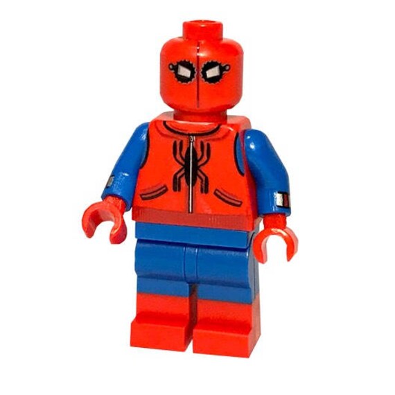 Lego Custom Pad Printed Spider-man Homecoming Movie First Suit