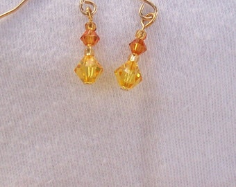 Stunning Topaz Swarovski Crystal Necklace & Earring Set *Twilight* Edward set Twilightpated Jewelry