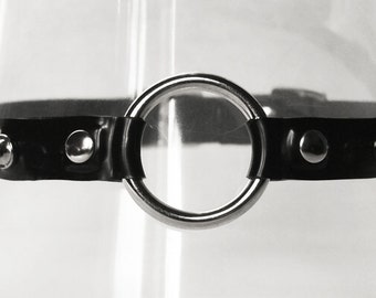 Latex Spiked O Ring Latex Collar