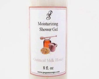 Oatmeal Milk and Honey Moisturizing Shower Gel 8 oz ~Bath Care~Shower~Skin Care~