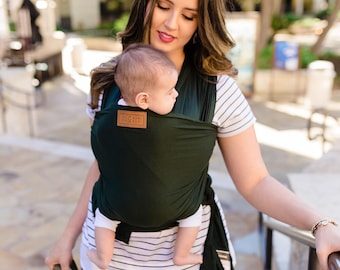 PINE GROVE Baby Wrap, Baby Carrier, Newborn Wrap, Best Baby Shower or Registry Gift Present, Nursing or Breastfeeding Wrap
