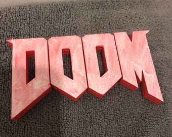 DOOM Video Game Shelf Display - High Quality Custom Made - FPS
