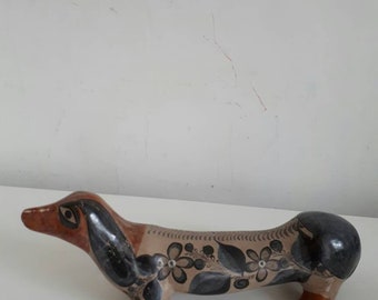 Vintage Solis Mexican Ceramic Dog
