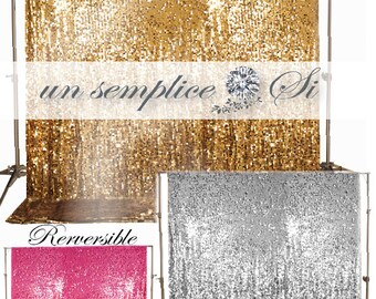 Photobooth Backdrop ,Sequin Backdrop Reversible LARGEST COLOR SELECTION