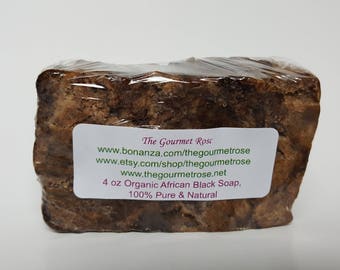 4 oz Bar African ORGANIC BLACK SOAP Acne Facial Blemish 100 All Natural Antiseptic A Proactive Solution Deep Cleansing Face Cleanser
